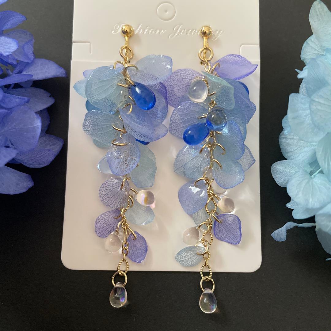 りん5ページ　ハンドメイドイヤリング4点