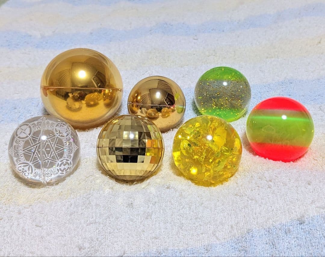 【研磨済み】グランドクロス 歴代 フィールド ボール 7球セット　メダルゲーム