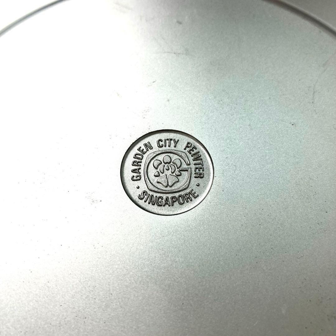 ルルドの聖母像 ピューター製プレート◇