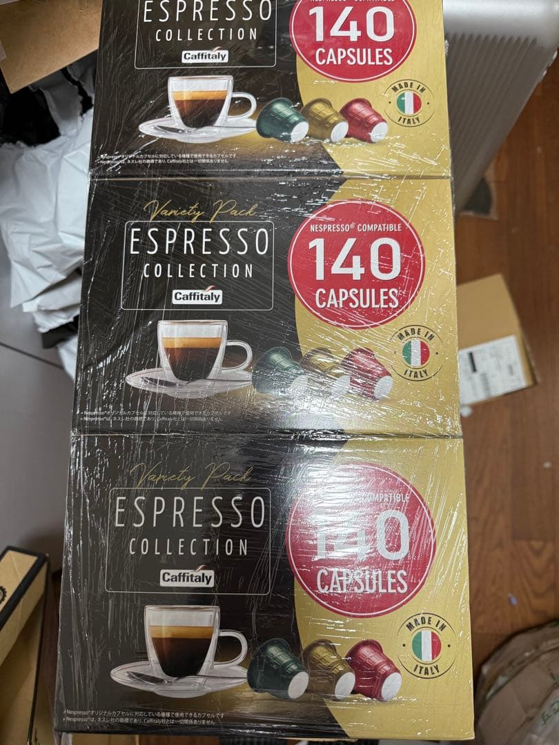 ノーブランド 140個入り ネスプレッソ カプセル コーヒー カフィタリー