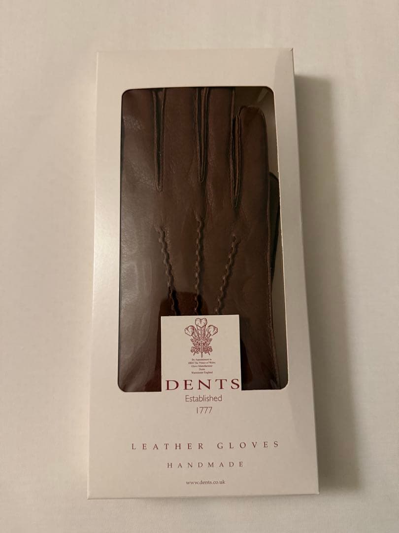 DENTS革手袋　ラビットファー裏地