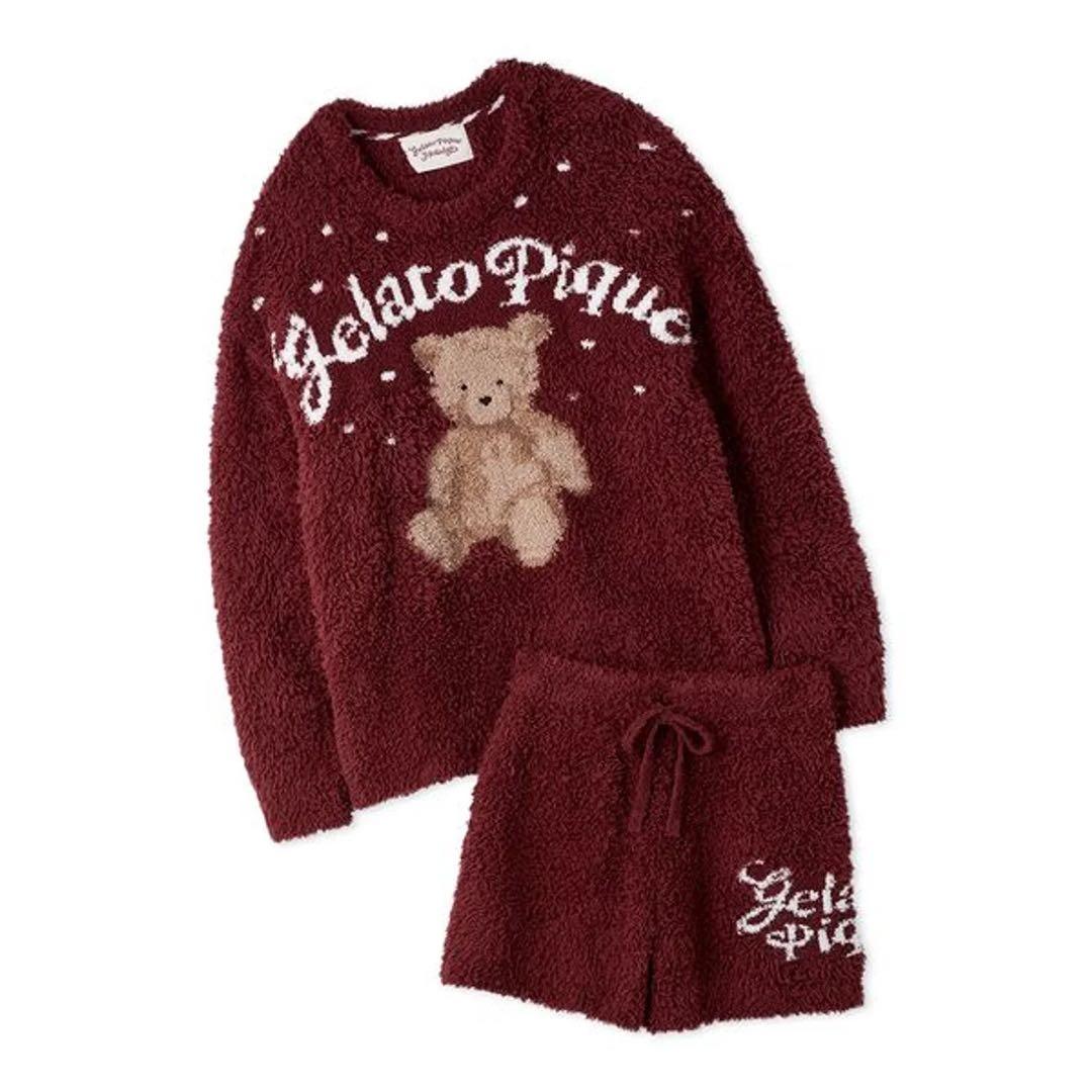 ジェラートピケホリデージェラートスノーベアジャガードプルオーバー＆ショートパンツ