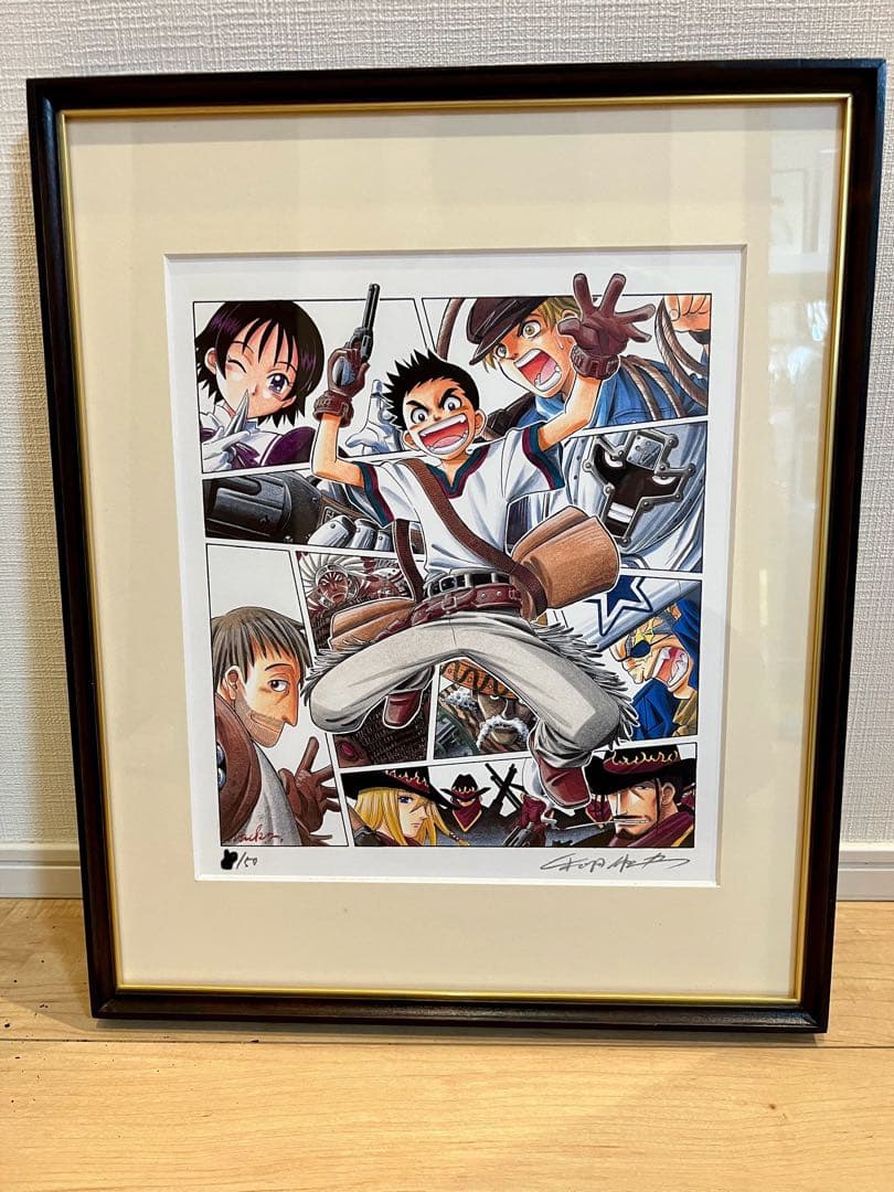 GUN BLAZE WEST 和月伸宏　直筆サイン　複製原画