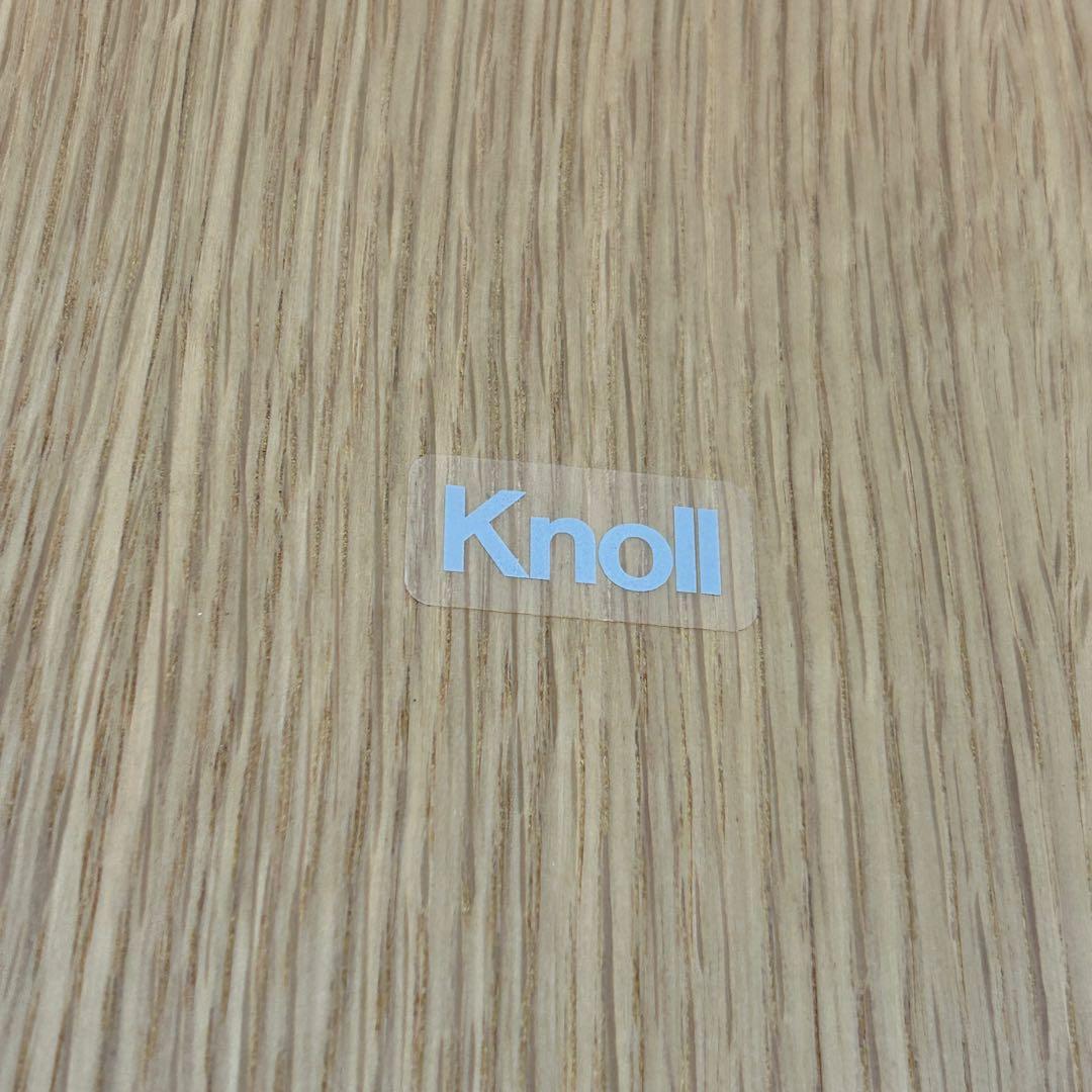 ④Knoll/ノル トボガン プルアップテーブル　ホワイトxホワイトオーク