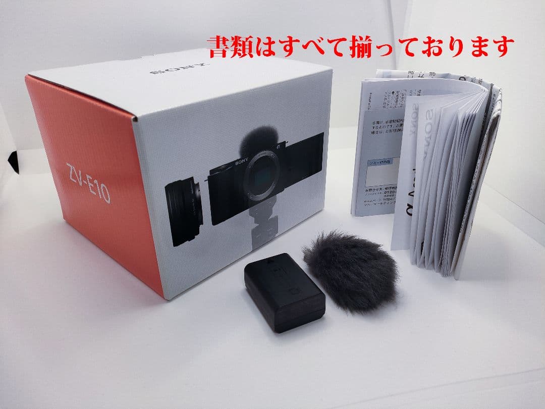SONY ZV-E10 ミラーレスカメラ フィルターセットで到着後すぐに撮影可能