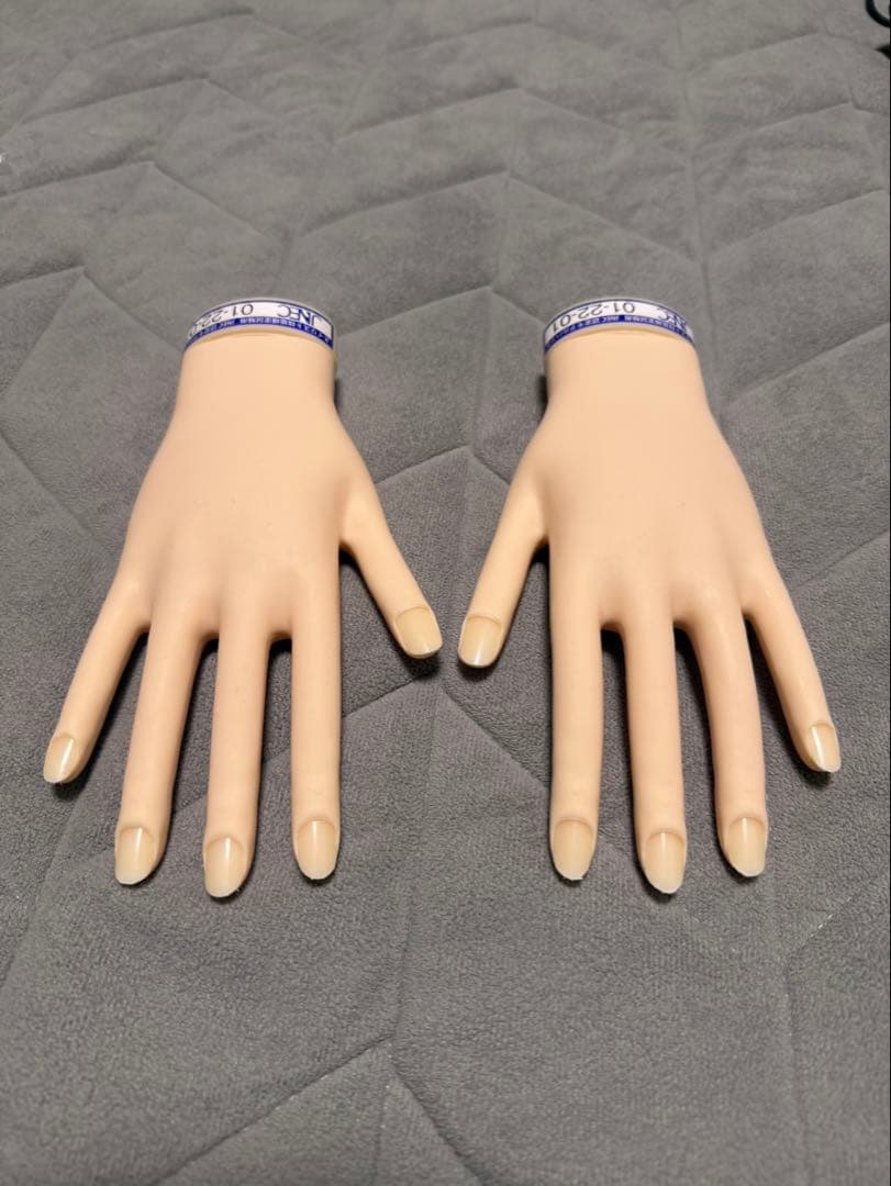 JNEC認定モデルハンド　本番用　手型右手左手2つセット　新品未使用