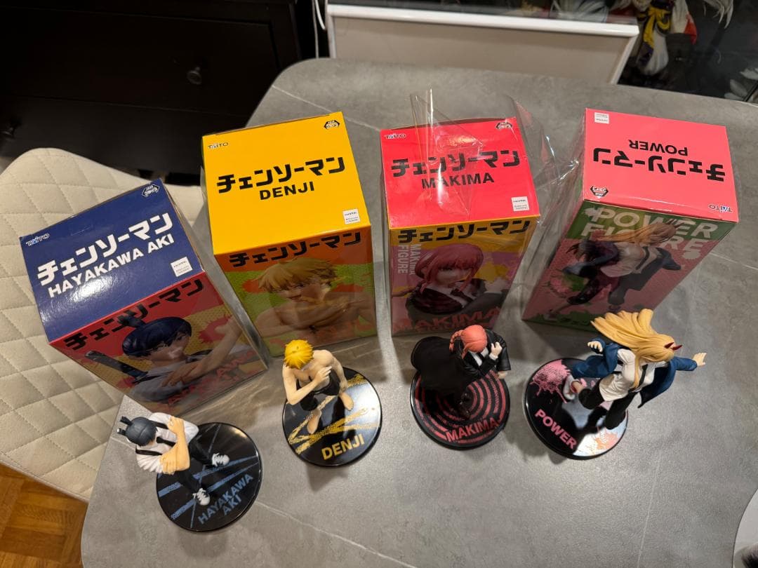TAITO チェンソーマン フィギュア マキマ パワー アキ デンジ セット