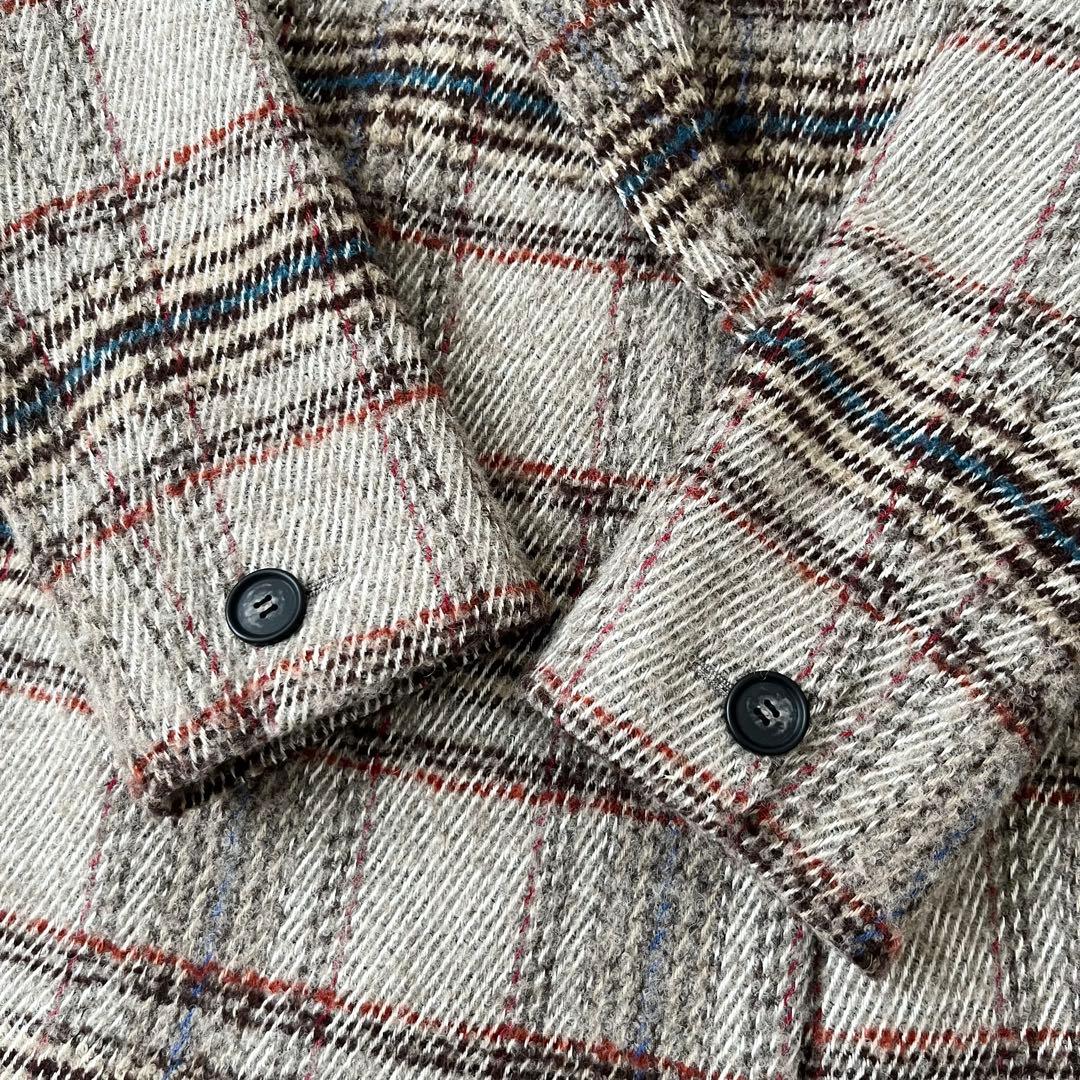 美品♪スピックアンドスパン　イタリア製生地　チェスターコート　ウール　ゆったりS