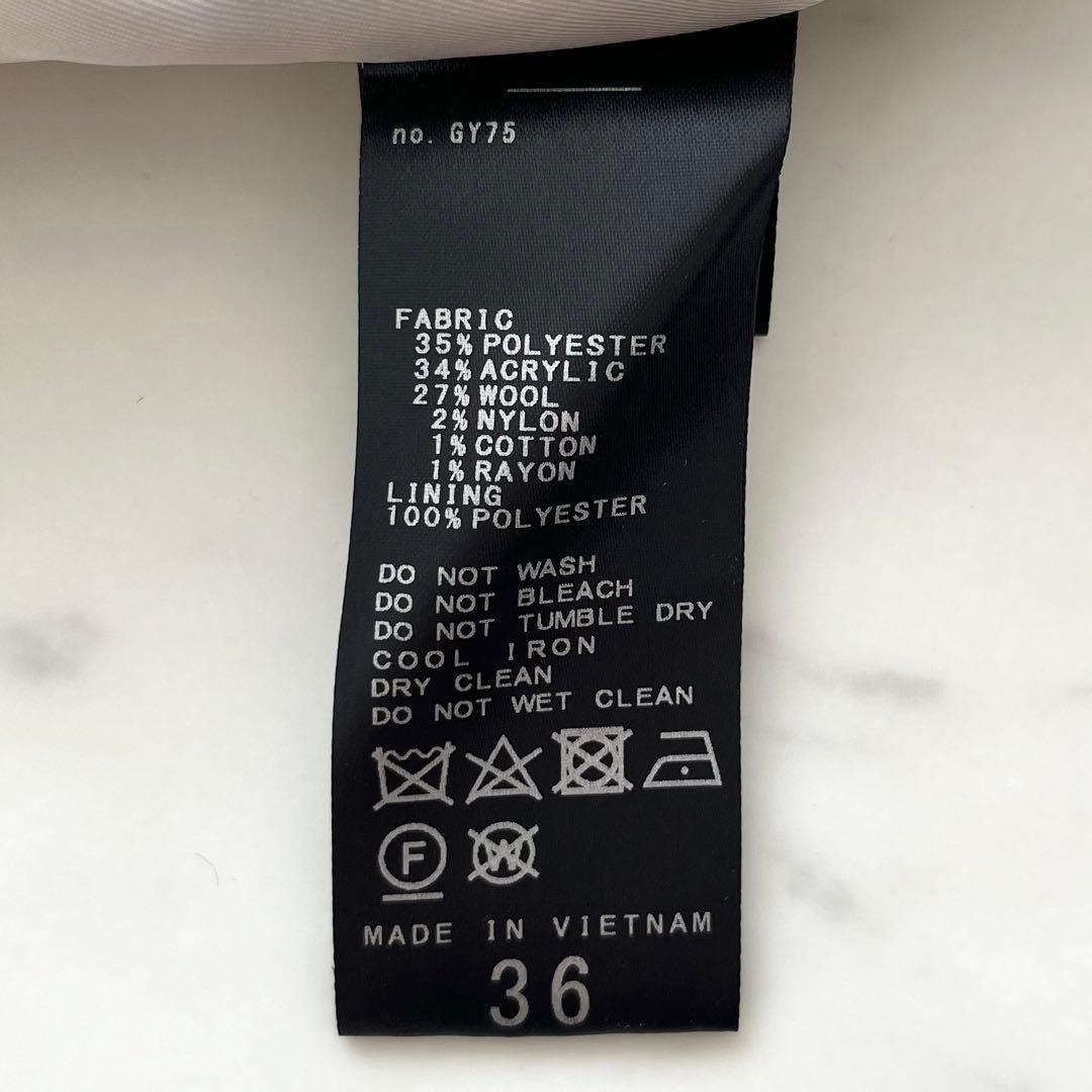 美品♪スピックアンドスパン　イタリア製生地　チェスターコート　ウール　ゆったりS