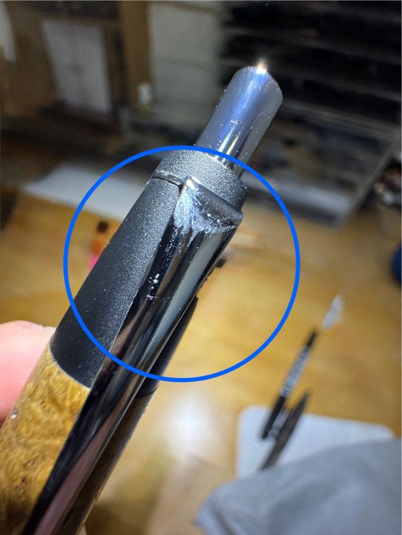 野原工芸 花梨瘤 源平 スタンダード ボールペン 木軸