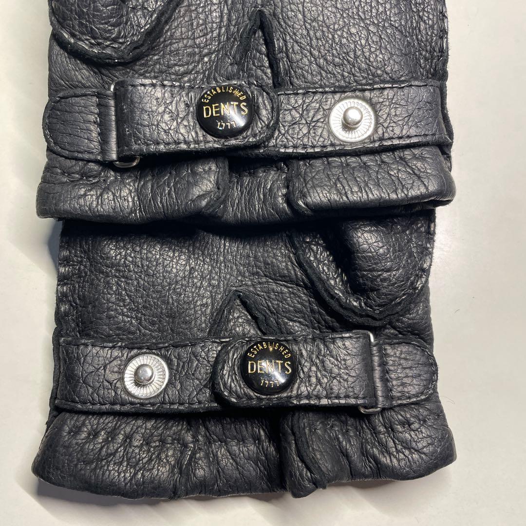 デンツ ペッカリー ブラック 7-1/2 ハンプトン カシミア製ライニング