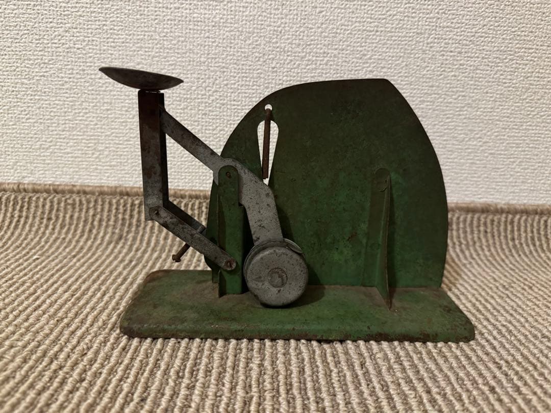 貴重　ヴィンテージ　エッグスケール　グリーン　インダストリアル