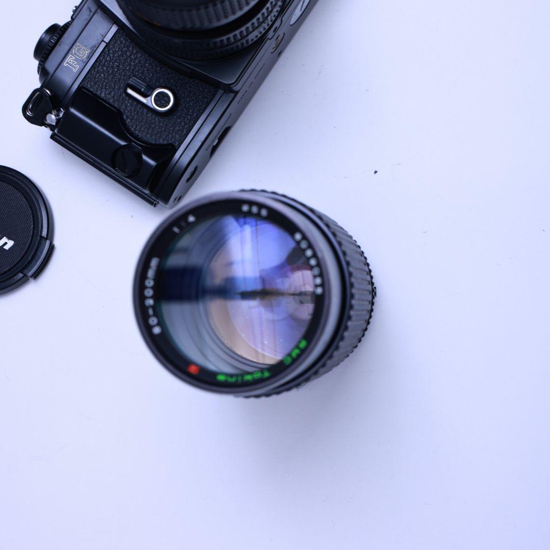 フィルムカメラ Nikon FG　黒 レンズ2本電池付き