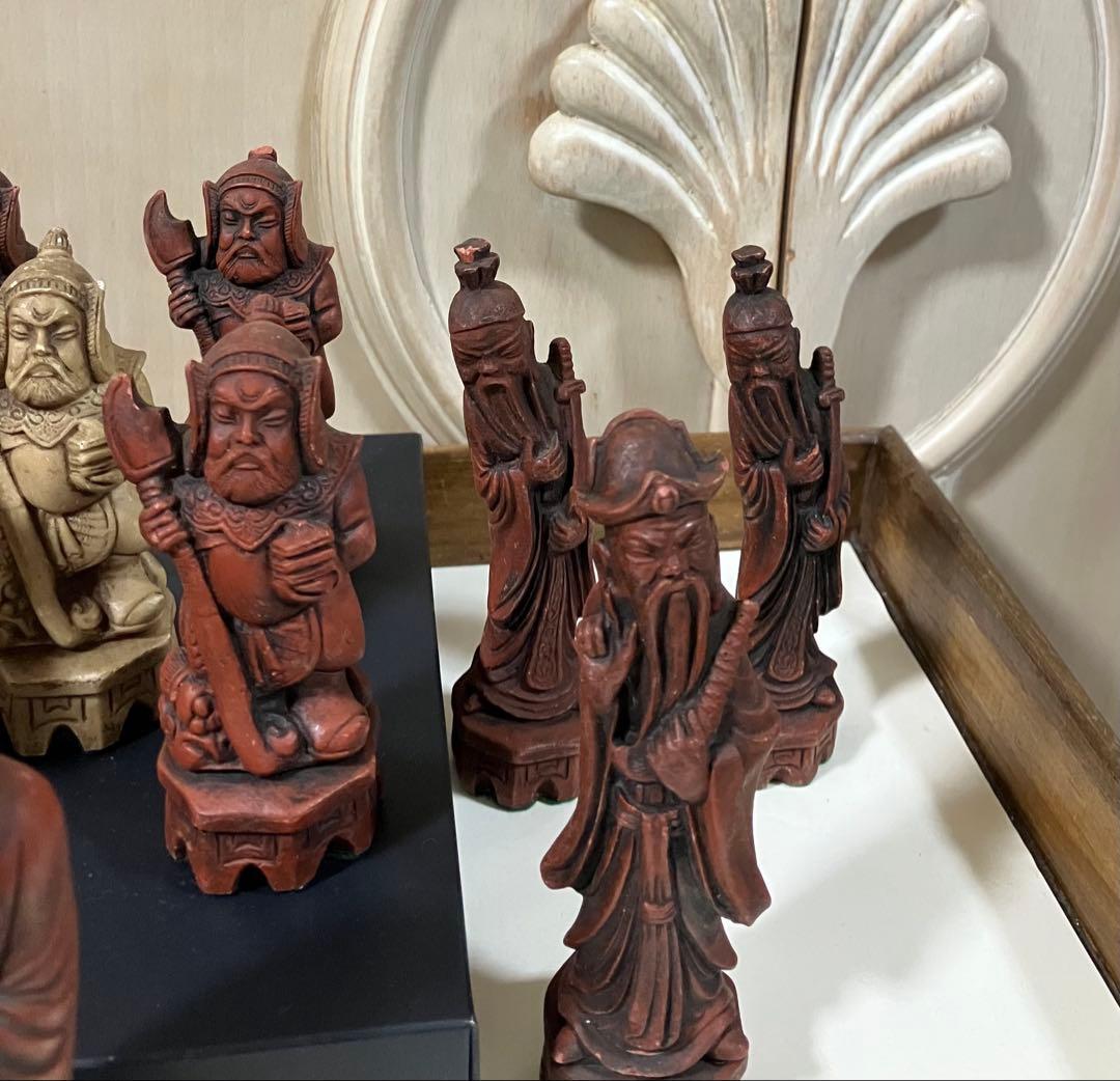 ヴィンテージ　中国の富の神　樹脂像　フィギュア　ゲーム用ピース？