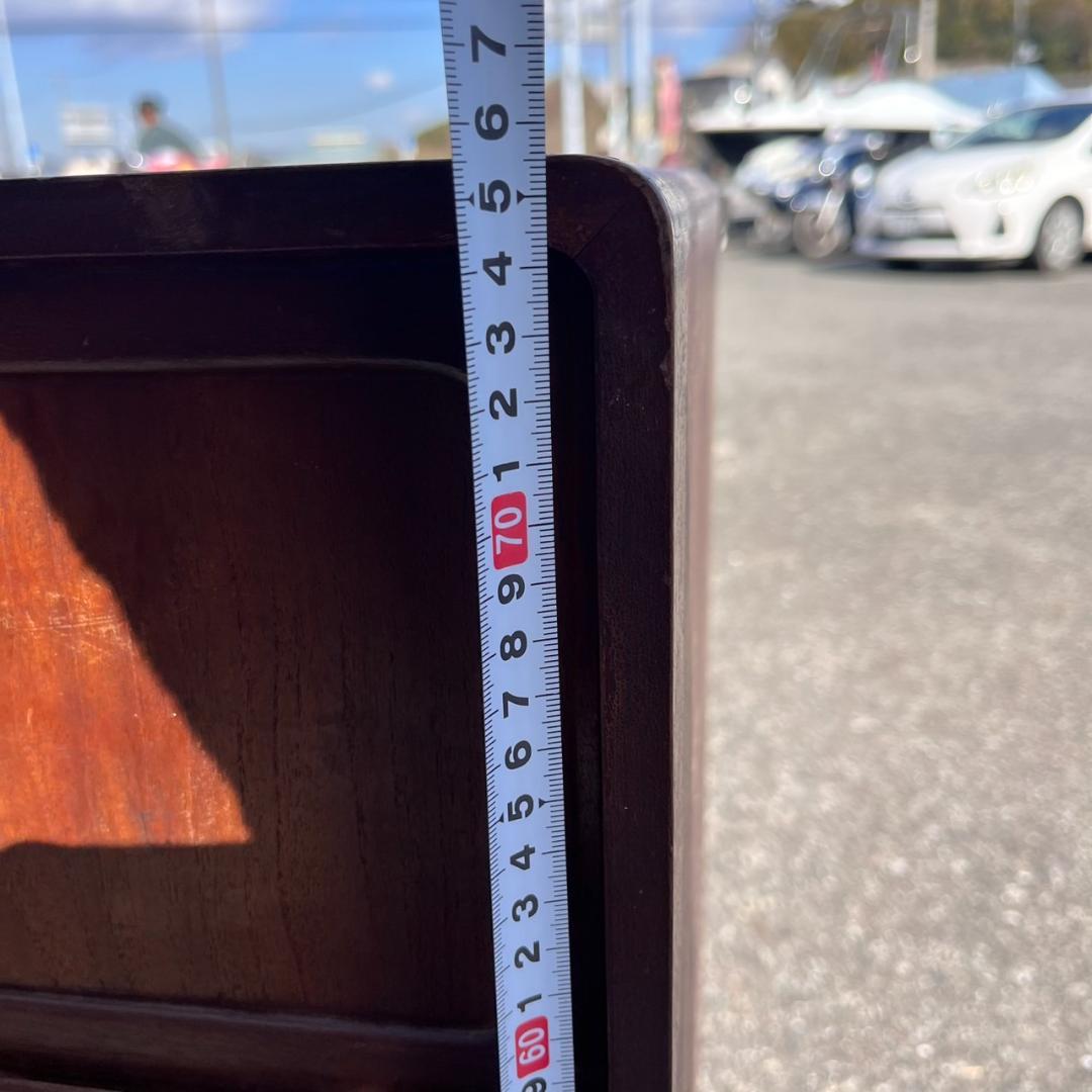 K◇ 茶箪笥 茶棚 無垢材 すり硝子 アンティーク ヴィンテージ 古家具 古民家