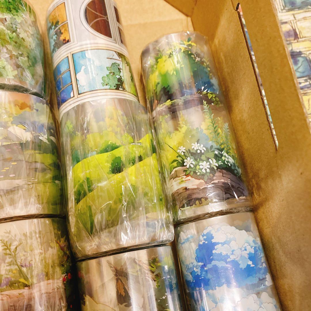 海外マスキングテープ巻売りまとめ売り 風景マスキングテープセット