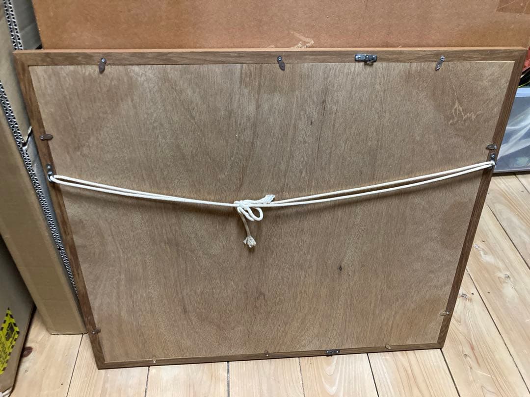 梅の枝の花 版画 208/280 額装 落款あり インテリア