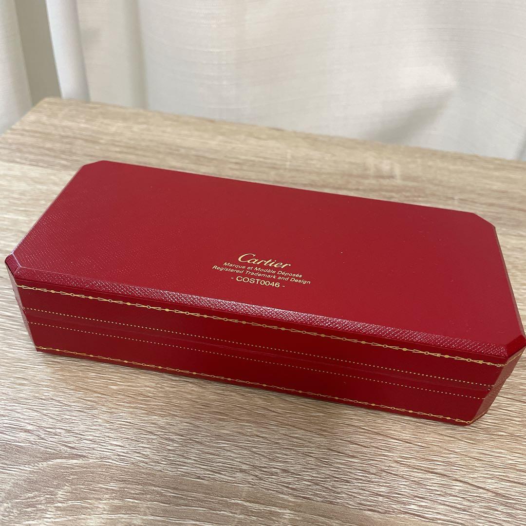 Cartier カルティエ ボールペン レッド ゴールド ボックス付き