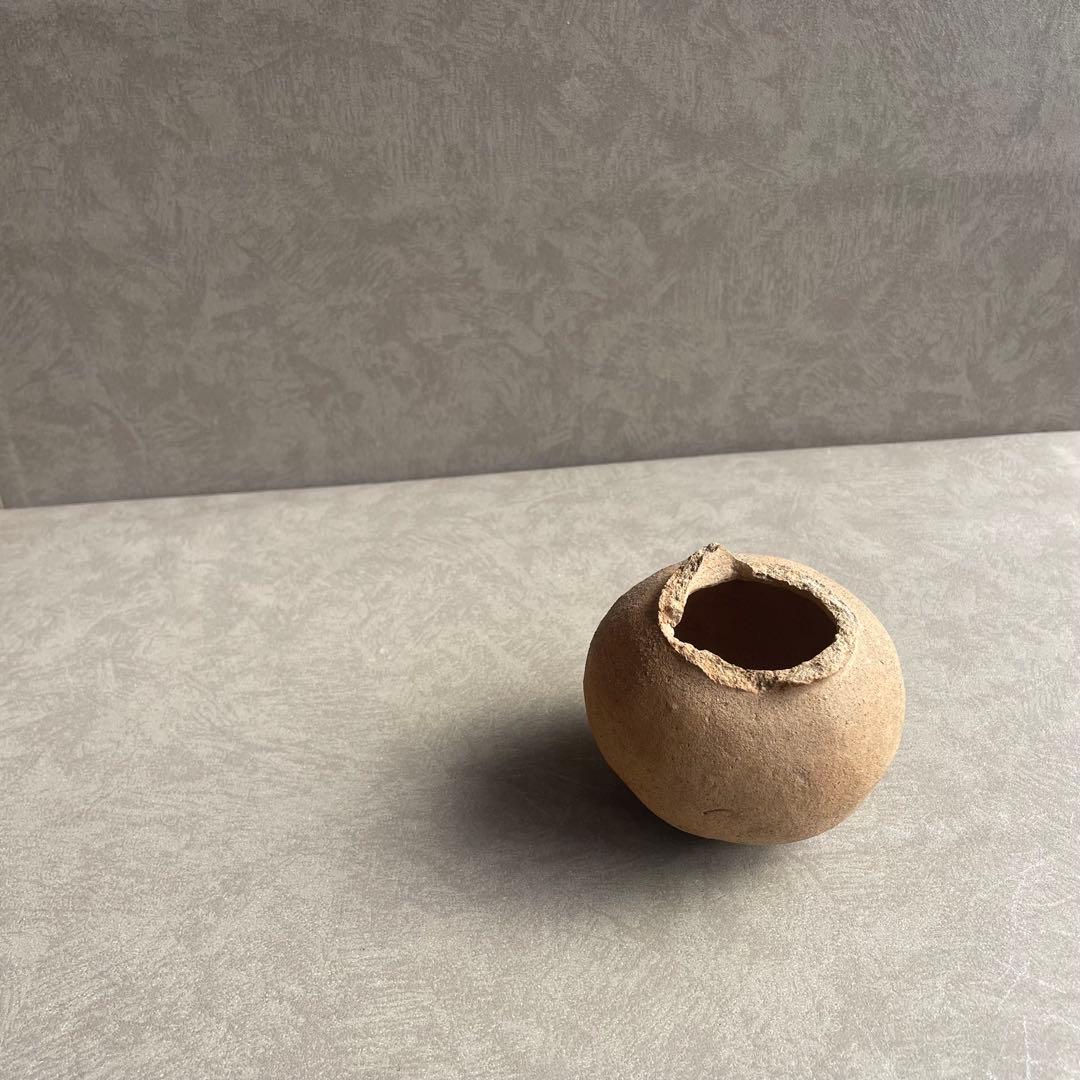 弥生土器小壺 矢作川出土 考古学 骨董 古美術 アンティーク 花器 壺 土器