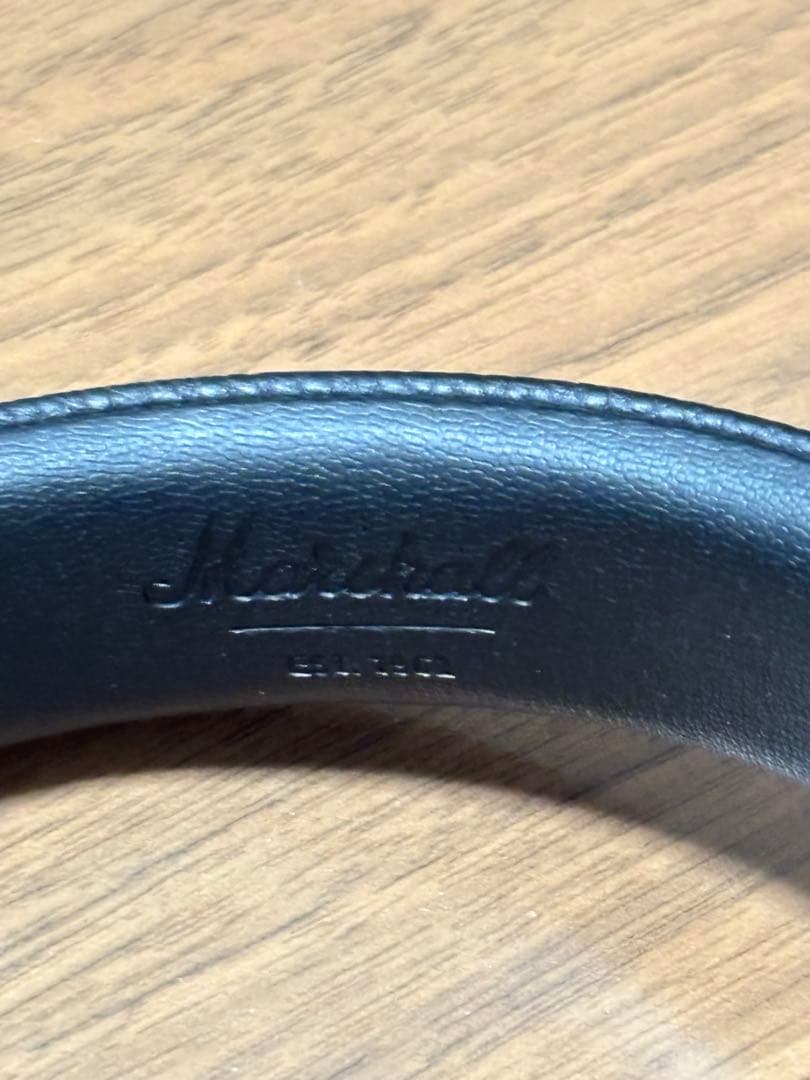 Marshall ヘッドホン ブラック 充電器 有線コード付