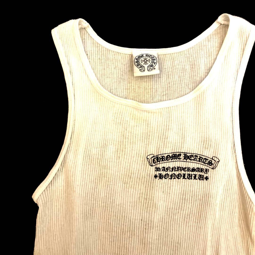 CHROME HEARTS リブ編みタンクトップ