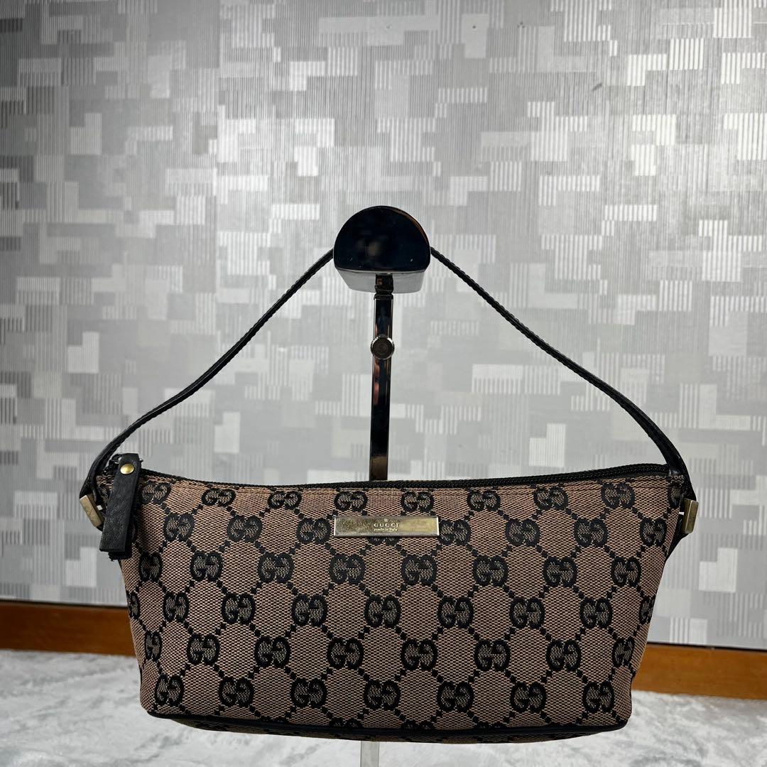 美品 Gucci グッチ アクセサリーポーチ GG ハンドバッグ