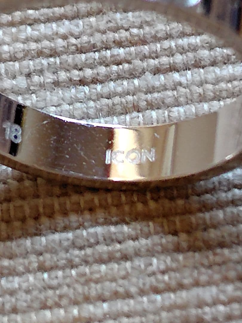 グッチ　アイコンスリムリング　サイズ17 　18金WG　説明必読願います