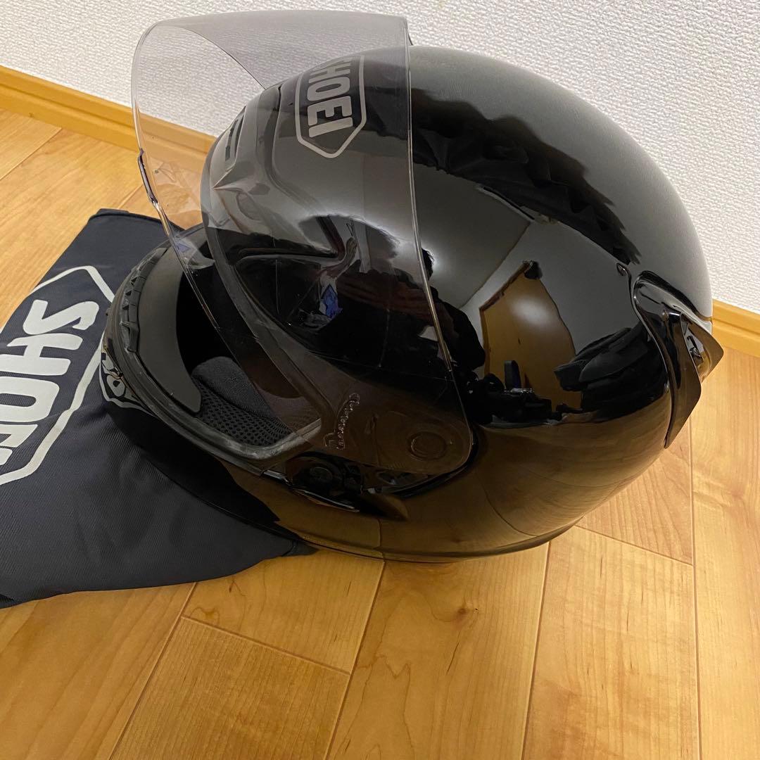 美品✨ SHOEI フルフェイスヘルメット ブラックW-4 XLサイズ 専用袋付