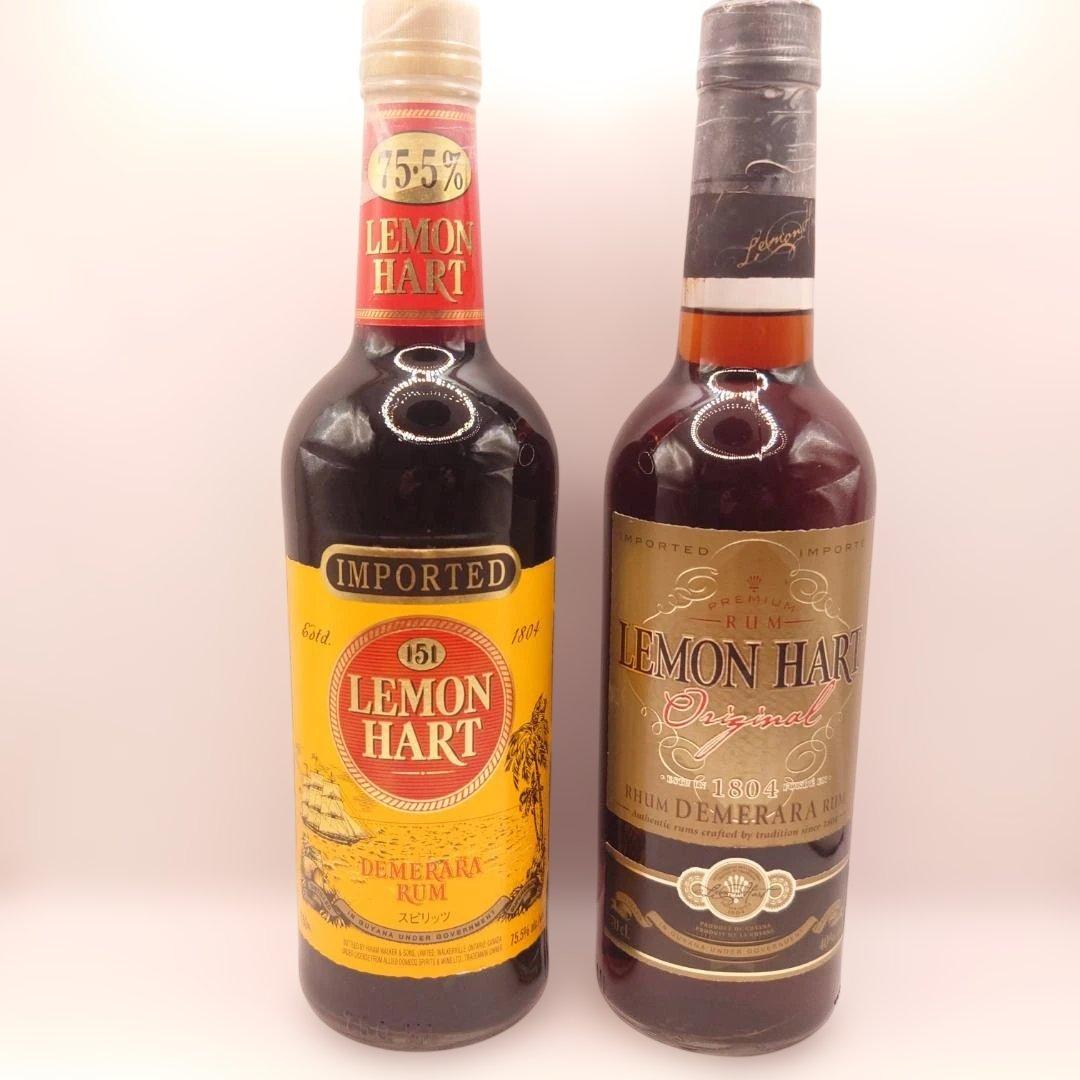 LEMON HART 151 &オリジナル デメララ　ラム　終売　レモンハート