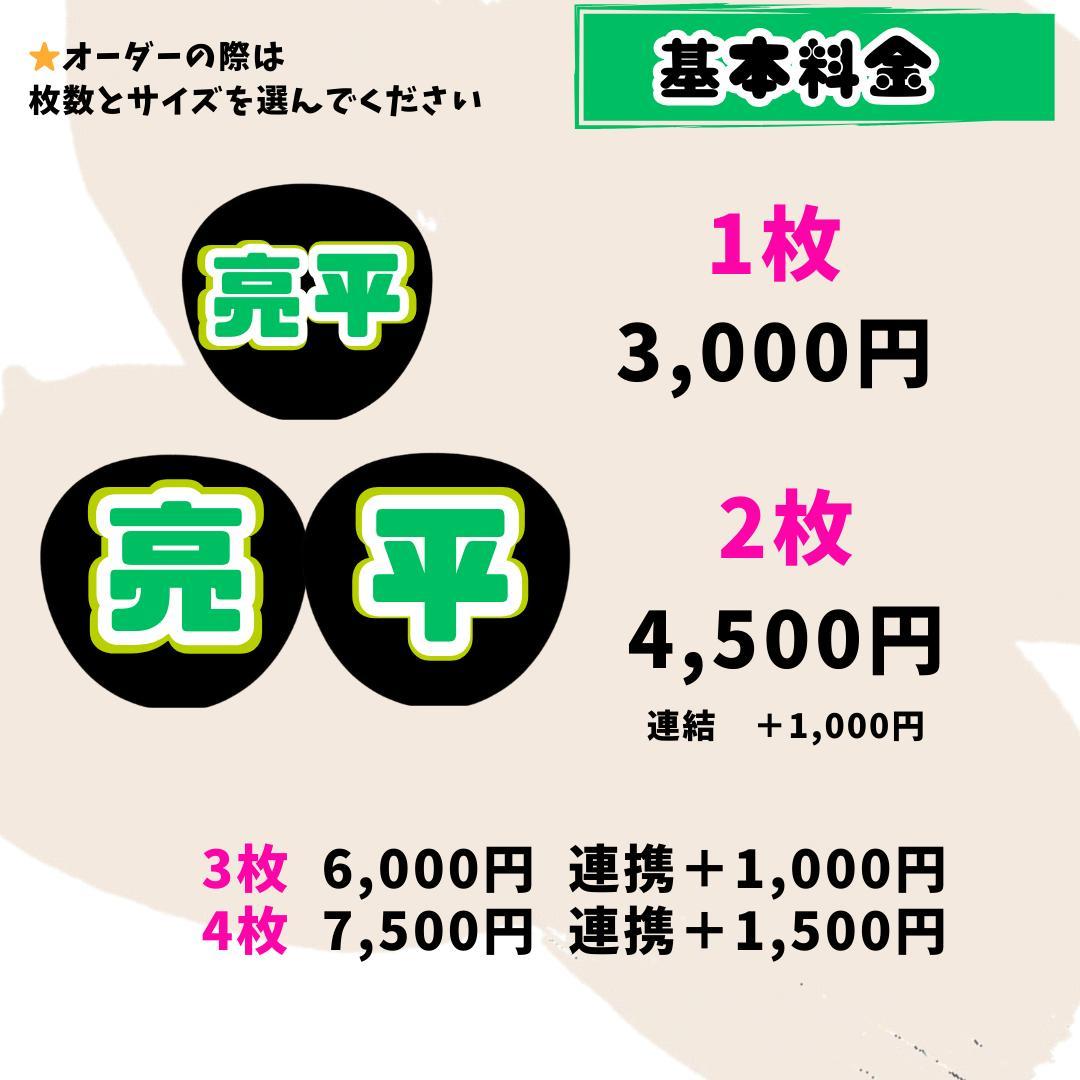 うちわ文字オーダー ♡ ぷっくり 文字パネル 連結うちわ コンサート 団扇屋