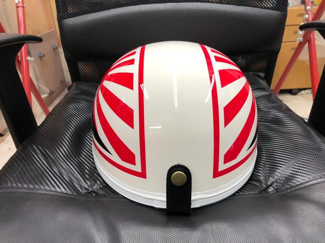 コルク半　カスタム　富士日章　三つボタン　白赤　文字無　高級クリヤ送料無料