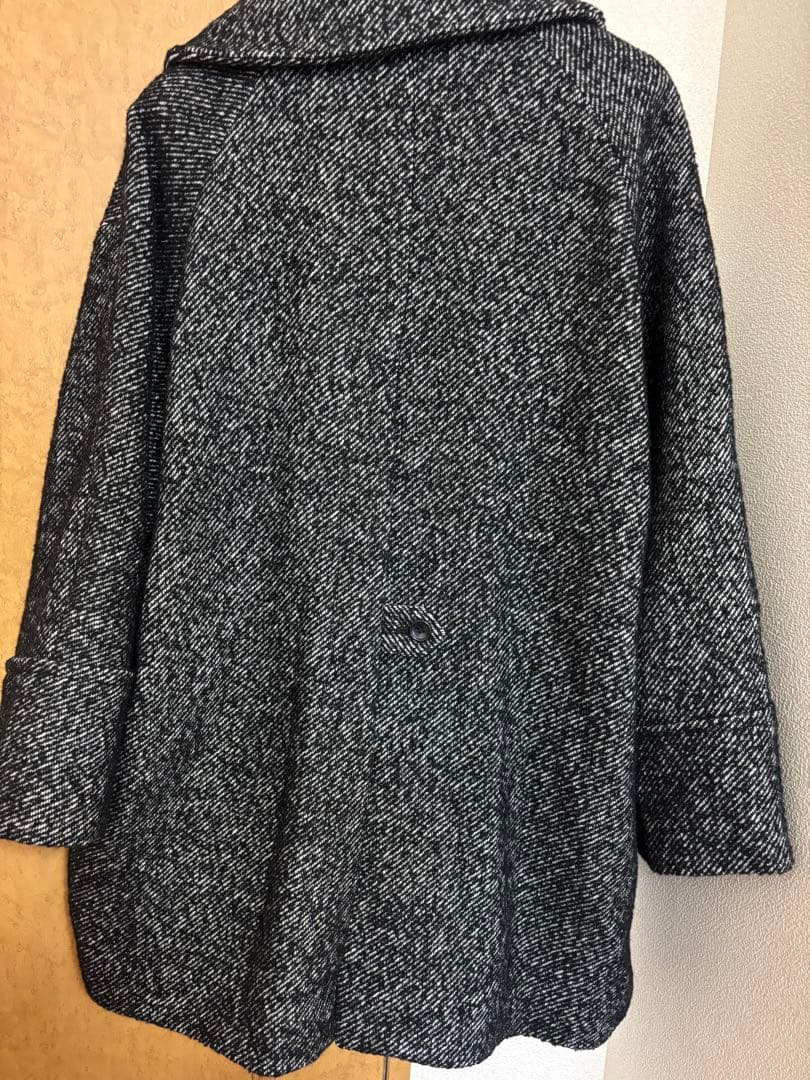 ★NANO universe★今季♪未使用！チェスターオーバーサイズコート 黒