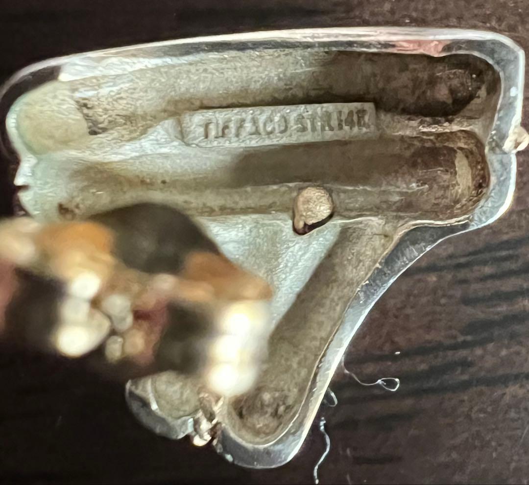 Tiffany & Co. ピアス SV×14K コンビ ポスト14K 正規品