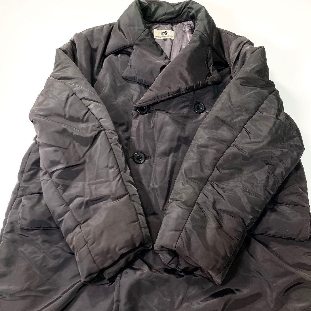 Dries Van Noten ダブルロングコート 中綿 アーカイブ 48