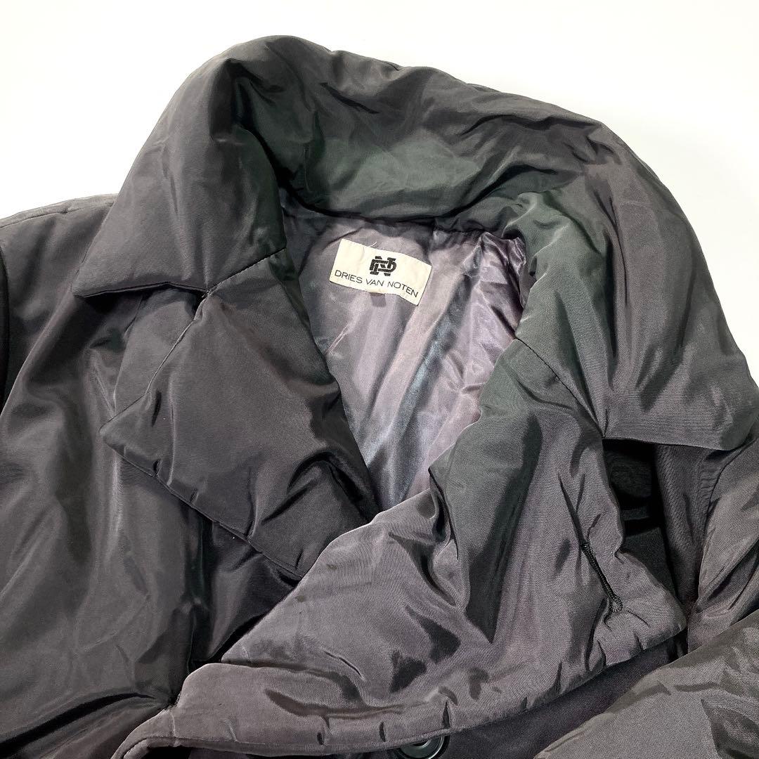 Dries Van Noten ダブルロングコート 中綿 アーカイブ 48