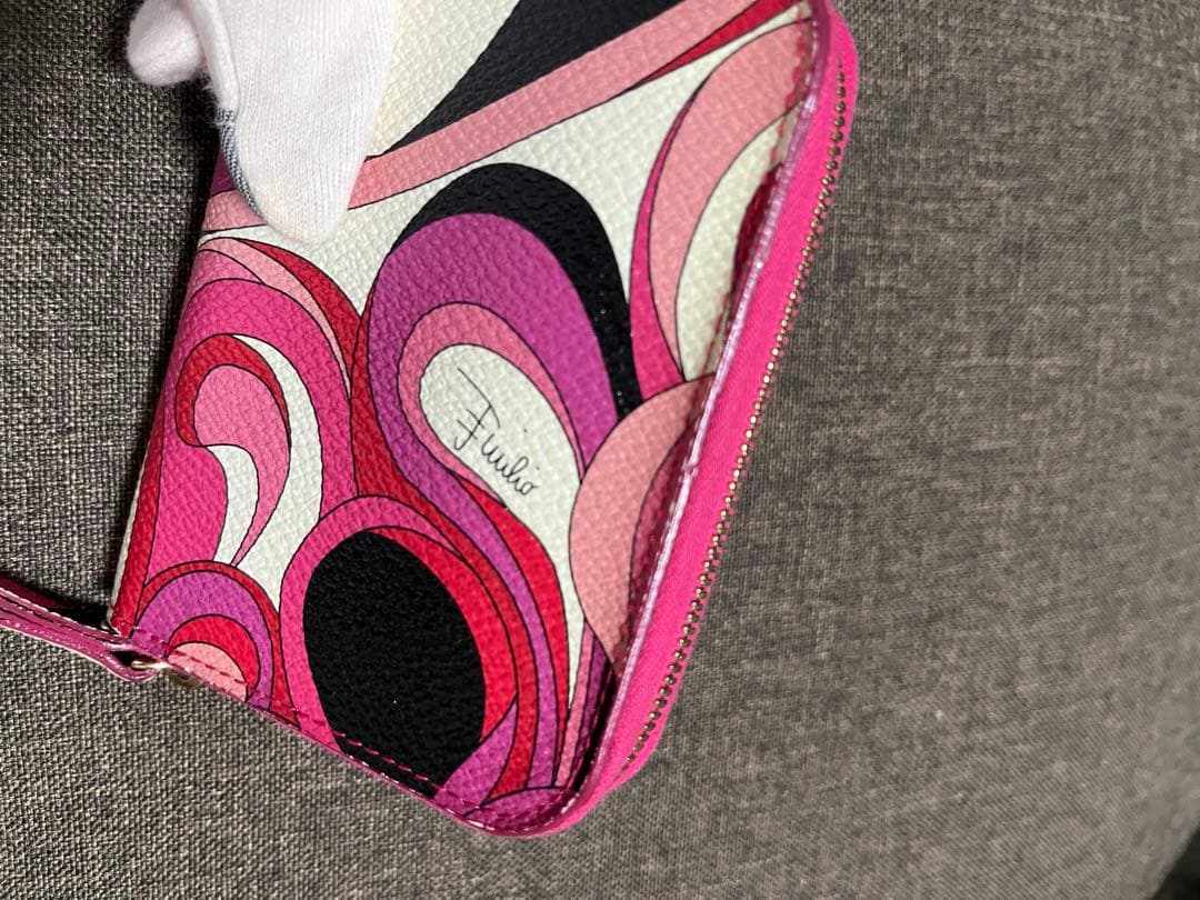 エミリオプッチ　ケース　財布 ピンク