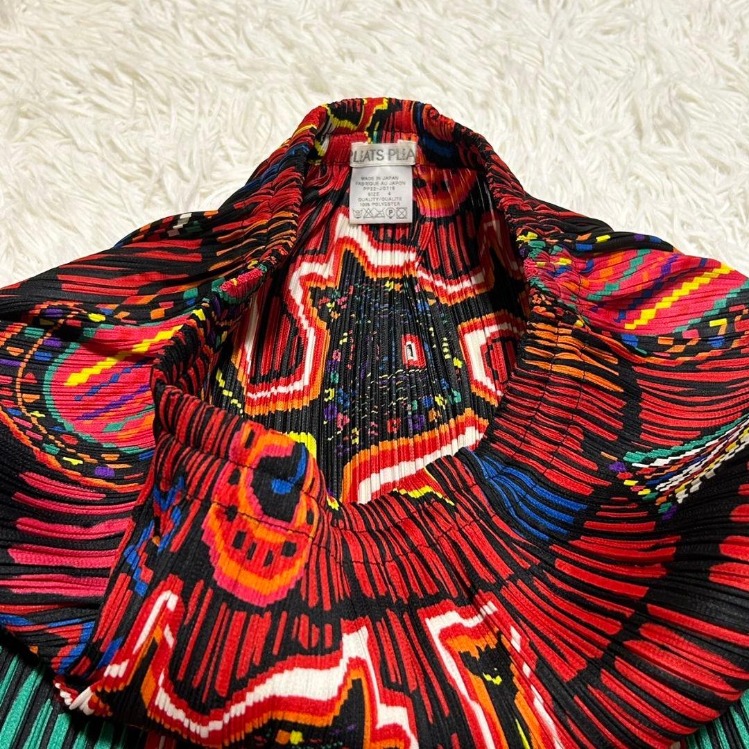 プリーツプリーズ PLEATS PLEASE 総柄 スカート サイズ4