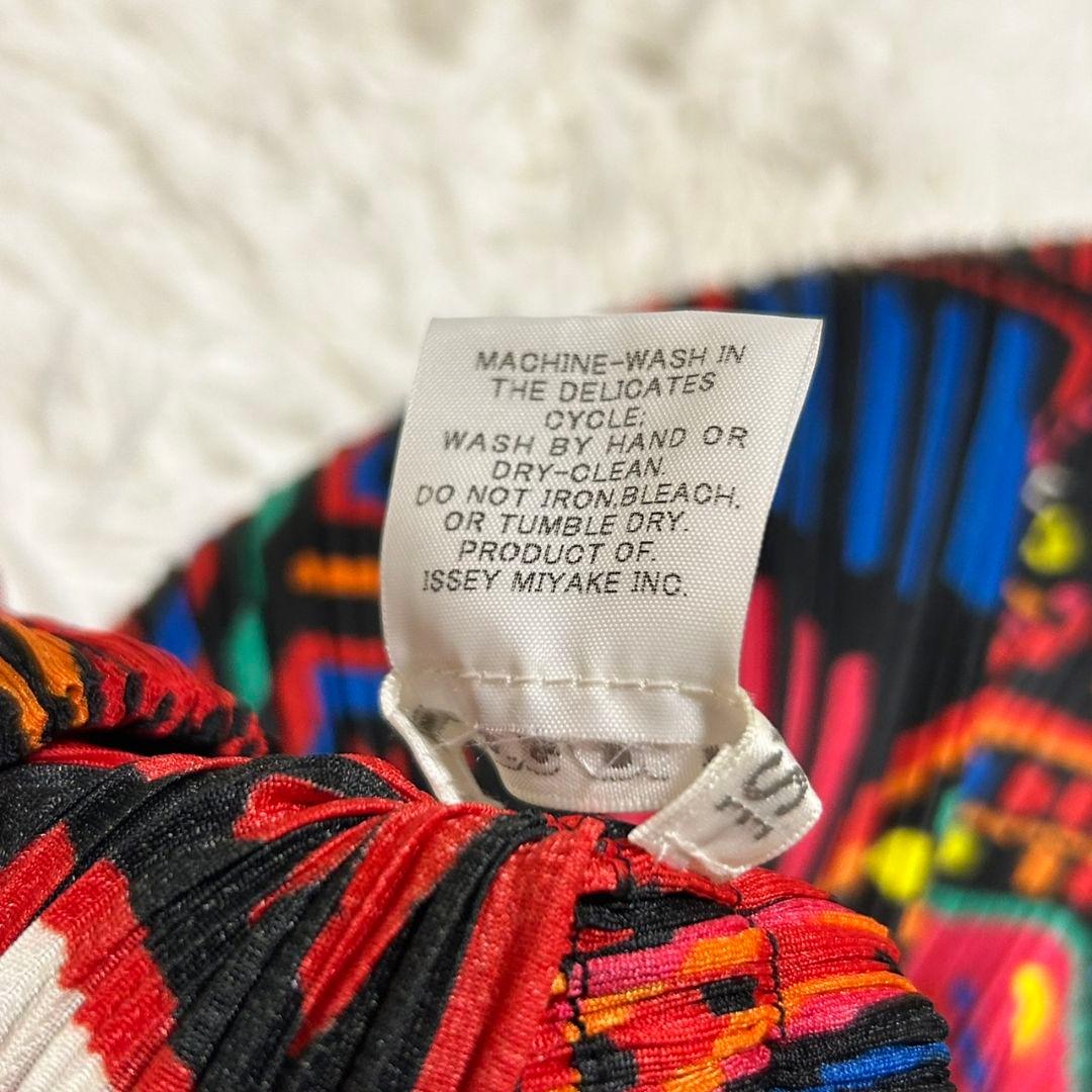 プリーツプリーズ PLEATS PLEASE 総柄 スカート サイズ4