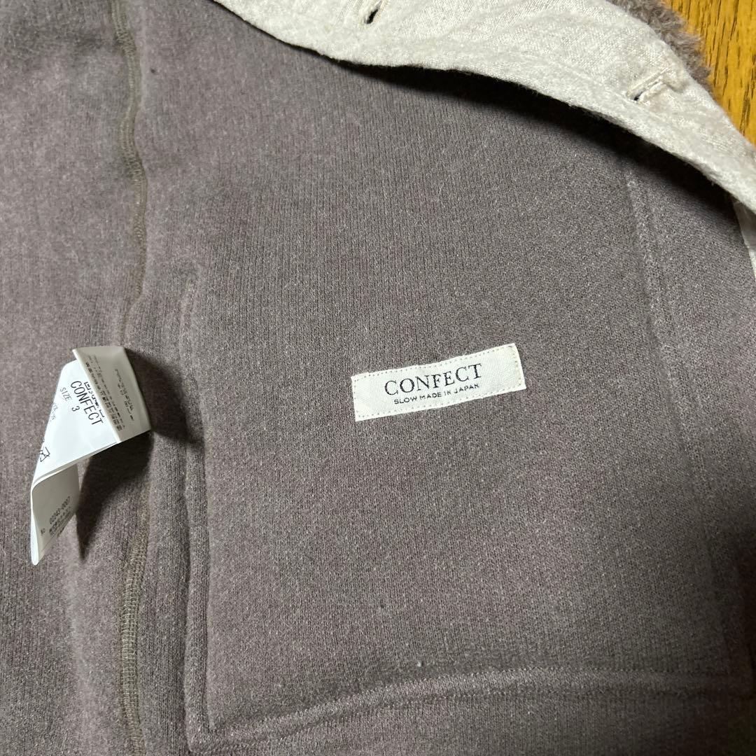 コンフェクト　ウールコットンパイルベスト