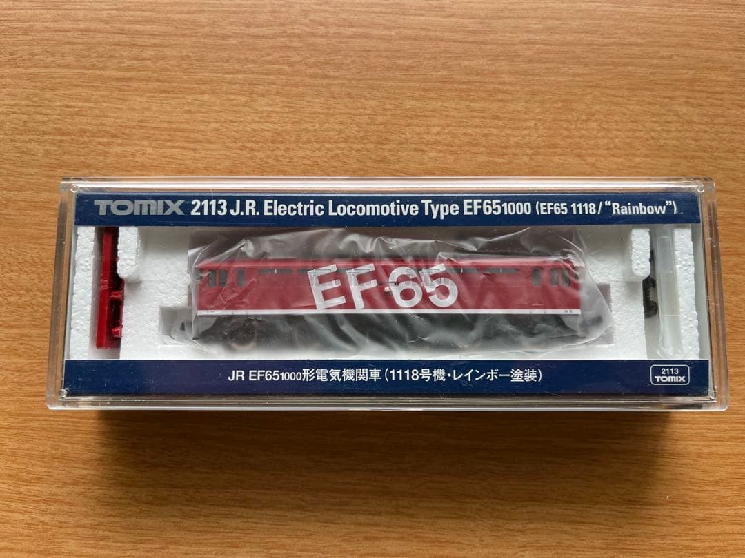 【新品・未使用】 TOMIX 2113 EF65 1118 レインボー塗装