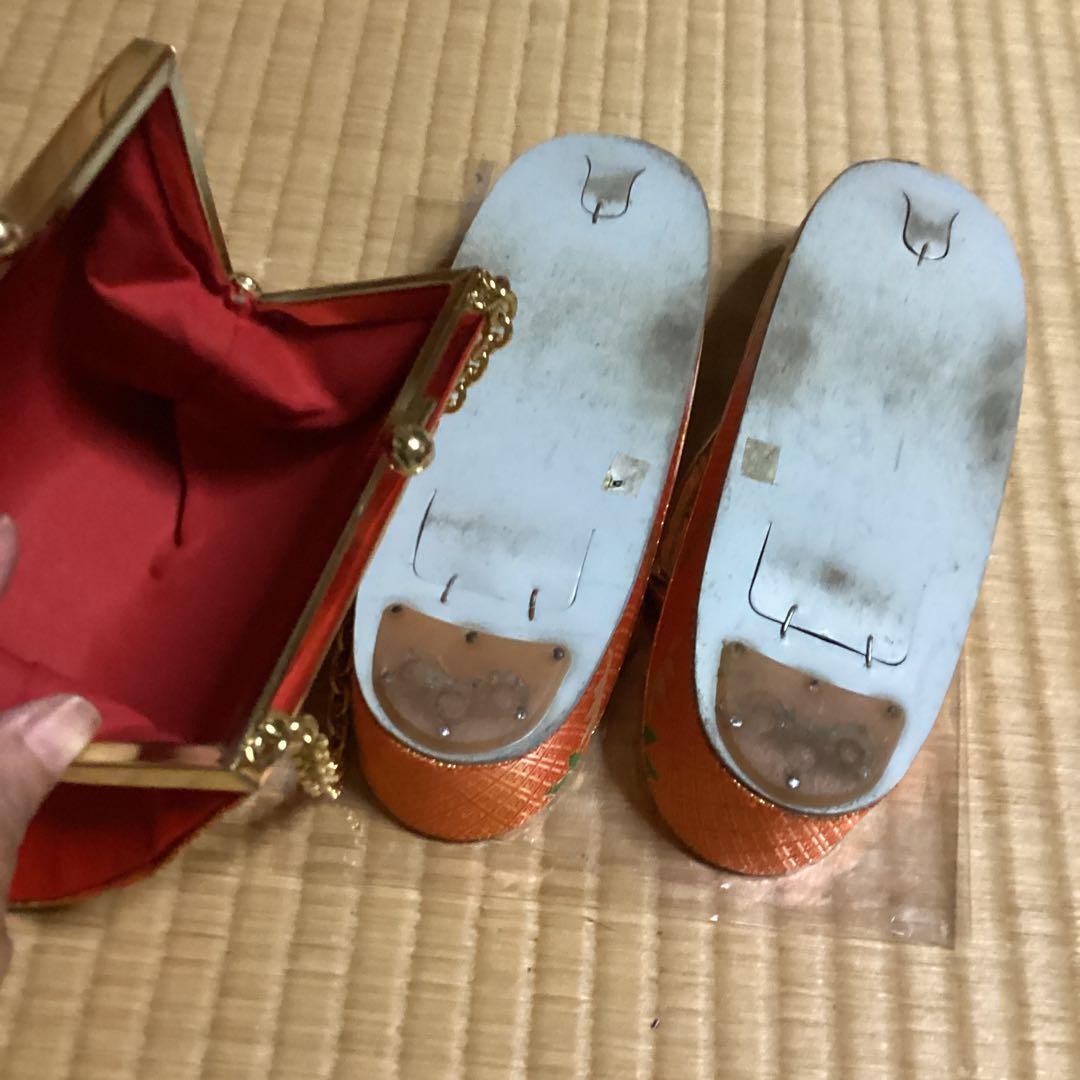 七五三七歳用のフルセット　帯幅18センチ　草履21、5センチ