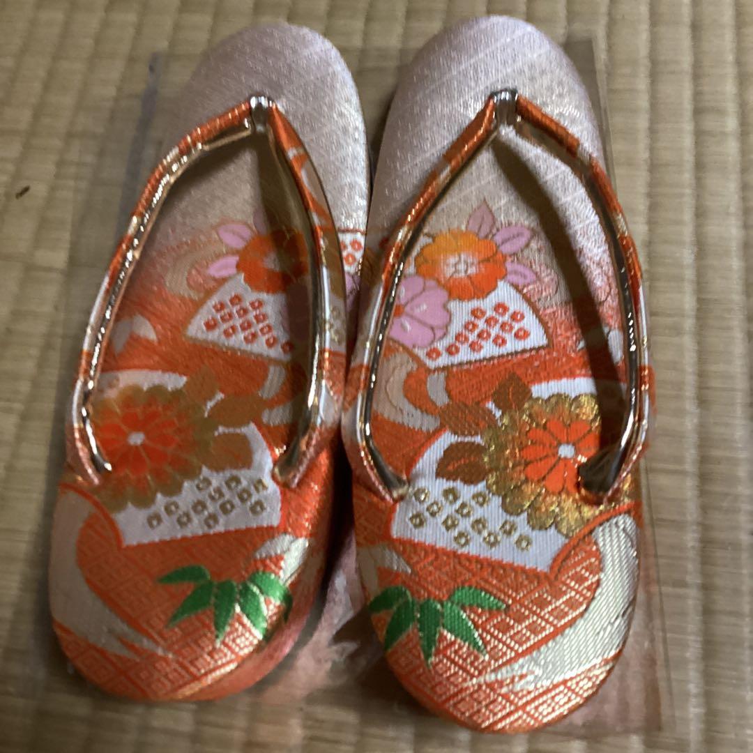 七五三七歳用のフルセット　帯幅18センチ　草履21、5センチ