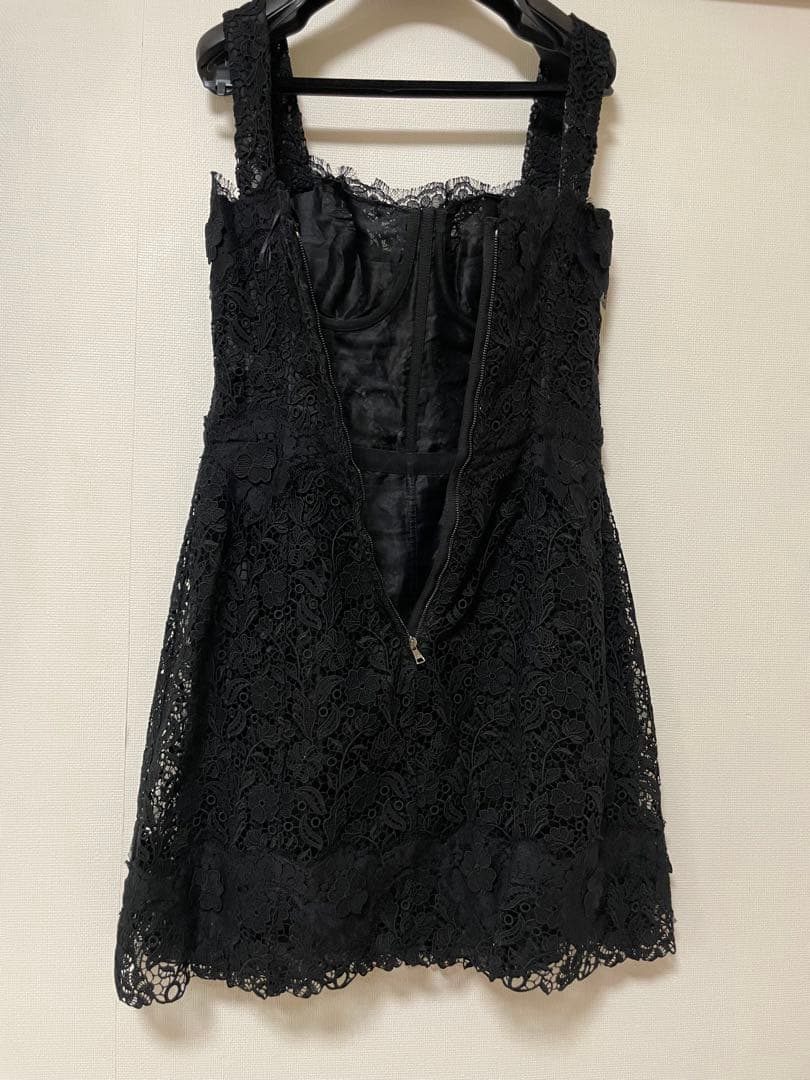 ★美品★DOLCE & GABBANA ブラックパーティードレス 42