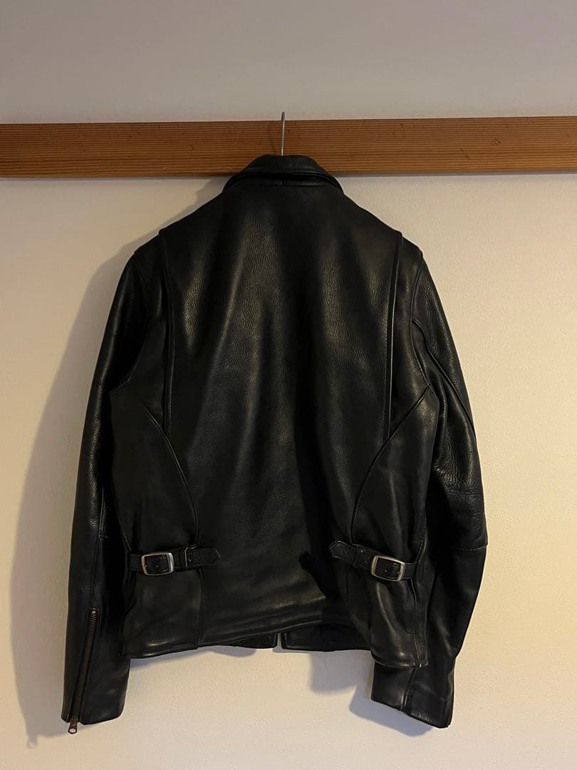 Vanson Leathers 黒　シングルライダースジャケット　サイズ38