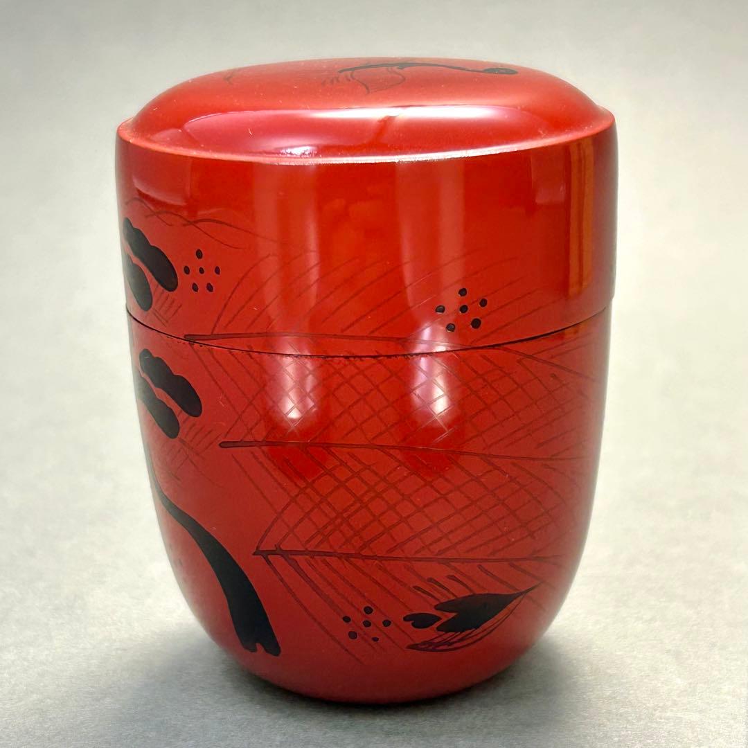 棗　『道場宗廣　曙棗』　玄々斎好　お茶道具　茶道　共箱　工芸品