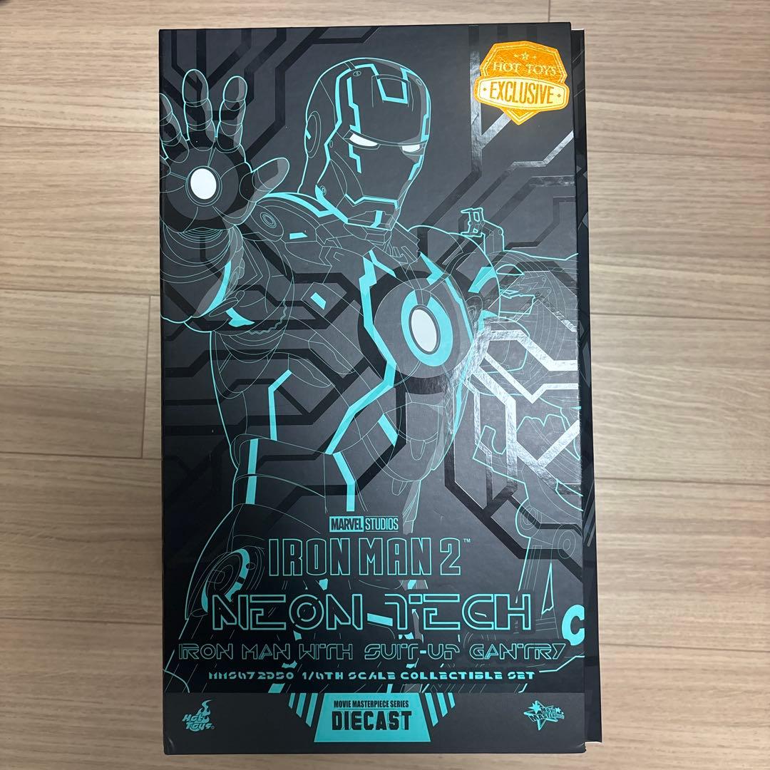 ホットトイズ アイアンマン　マーク4(ネオンテック版)[パワードスーツ装着機付]
