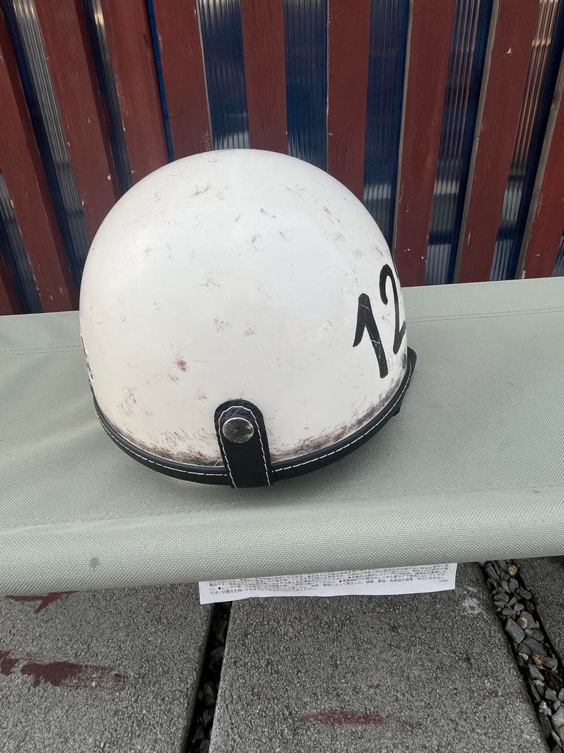 エイジングヘルメット　半ヘル　ショーティー4 ポリヘル　エイジング塗装　【新品】