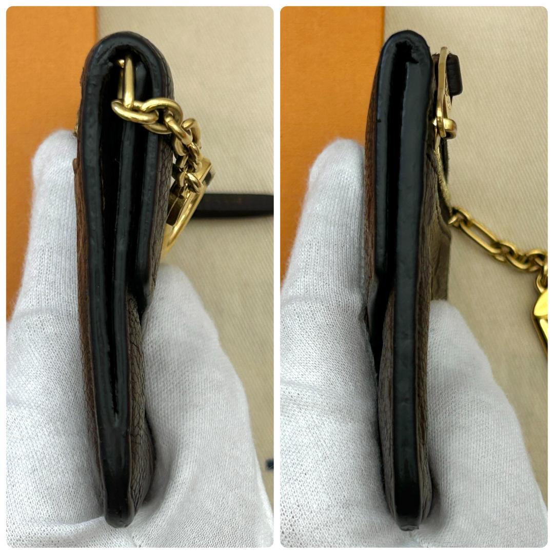 ★極美品★　ルイヴィトン　アンプラント　ポシェットクレ　ブラウン