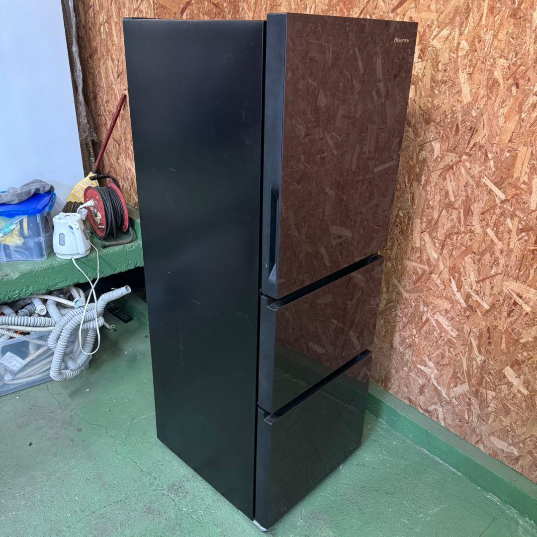 324 関東配送　大型冷蔵庫　右開き　鏡面モデル　300L弱　美品　保証込