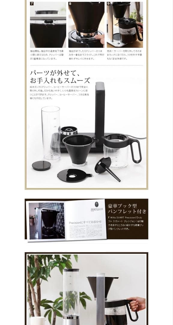 コーヒーメーカー Wilfa SVART WSP-1A